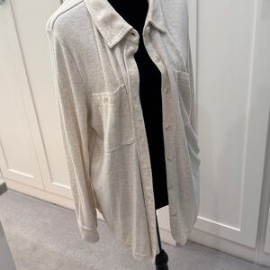 ARULA Cream Button Down Shirt